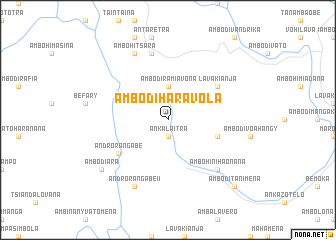 map of Ambodiharavola