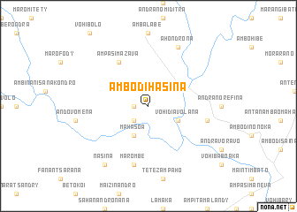 map of Ambodihasina