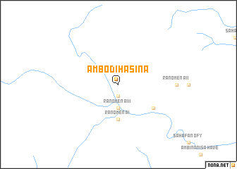 map of Ambodihasina