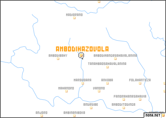 map of Ambodihazovola