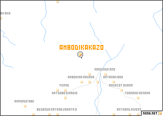 map of Ambodikakazo