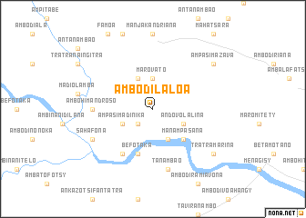 map of Ambodilaloa