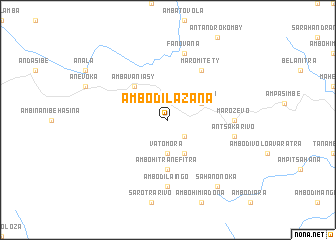 map of Ambodilazana