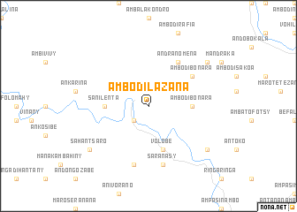 map of Ambodilazana