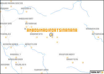 map of Ambodimadiro Atsinanana