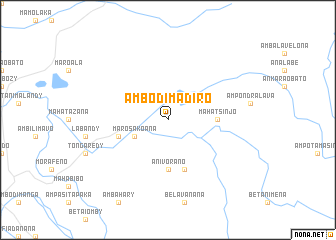 map of Ambodimadiro