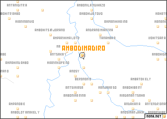 map of Ambodimadiro