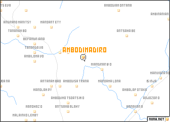 map of Ambodimadiro