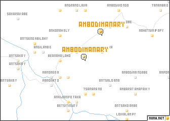 map of Ambodimanary