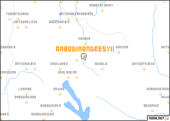 map of Ambodimandresy II