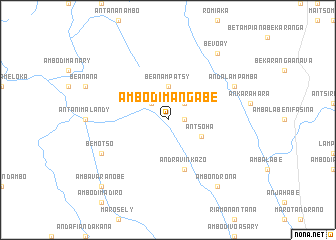 map of Ambodimangabe