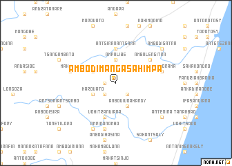map of Ambodimangasahimpa
