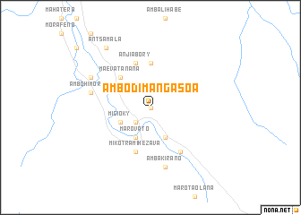map of Ambodimangasoa