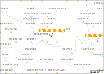 map of Ambodimanga