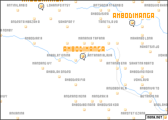 map of Ambodimanga