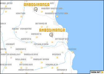 map of Ambodimanga