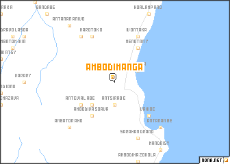 map of Ambodimanga