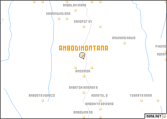 map of Ambodimontana