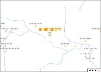 map of Ambodinato