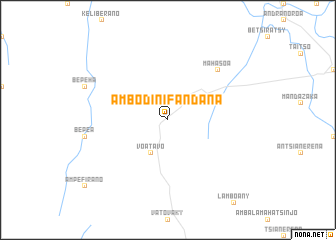 map of Ambodin Ifandana