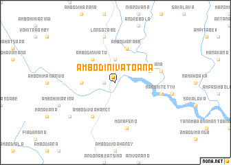 map of Ambodinivatoana