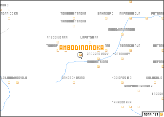 map of Ambodinonoka