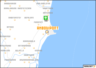 map of Ambodipont