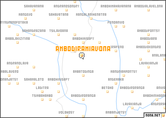 map of Ambodiramiavona