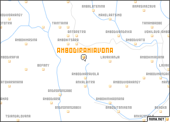 map of Ambodiramiavona