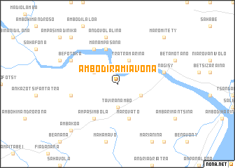 map of Ambodiramiavona