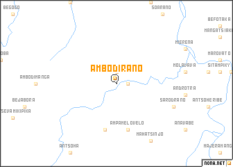 map of Ambodirano