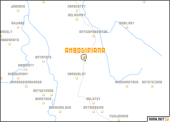 map of Ambodiriana