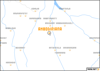 map of Ambodiriana