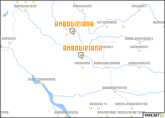 map of Ambodiriana