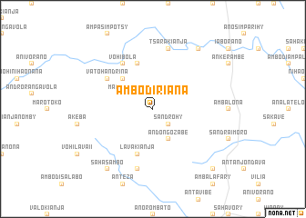 map of Ambodiriana