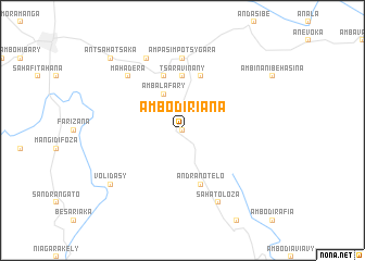 map of Ambodiriana