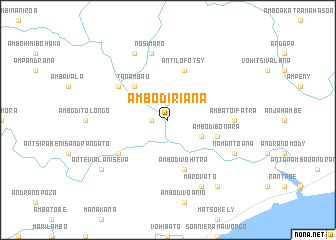 map of Ambodiriana