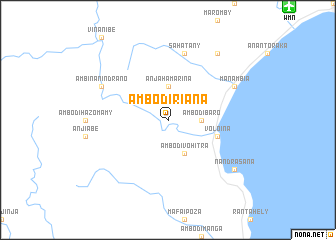 map of Ambodiriana