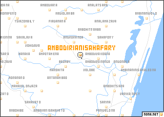 map of Ambodirianʼi Sahafary