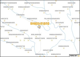 map of Ambodiriano