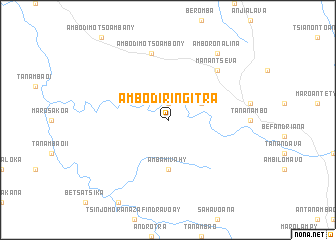 map of Ambodiringitra