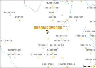 map of Ambodiroranga