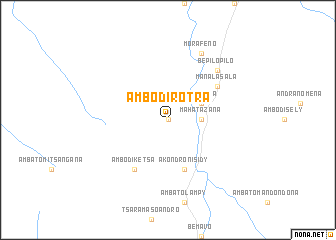 map of Ambodirotra