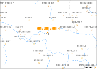 map of Ambodisaina