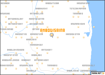 map of Ambodisaina