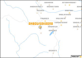 map of Ambodisakaona