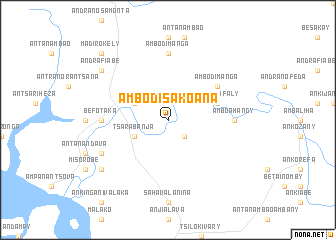 map of Ambodisakoana