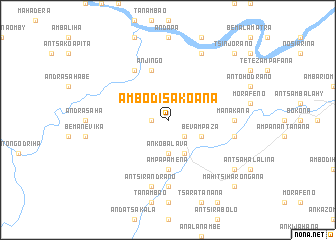 map of Ambodisakoana