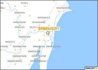 map of Ambodisiny