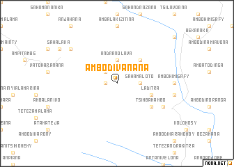 map of Ambodivanana